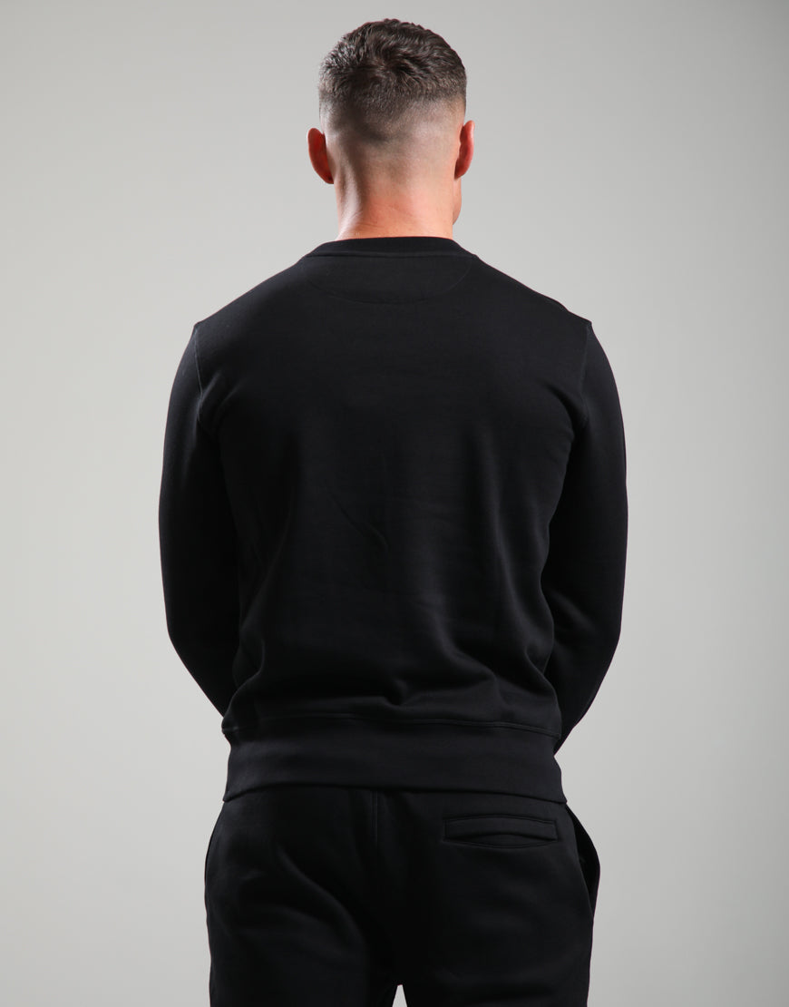 Marshall Artist Marchio Crew Neck Jumper - Black
