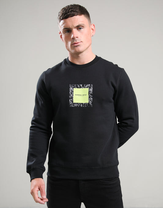 Marshall Artist Photek Box Logo Crew Neck Sweatshirt - Black