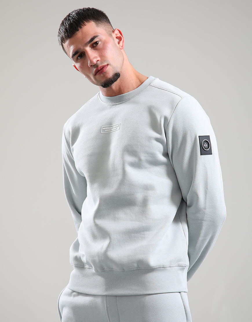 Marshall Artist Siren Crew Neck Sweatshirt - Ghost Grey