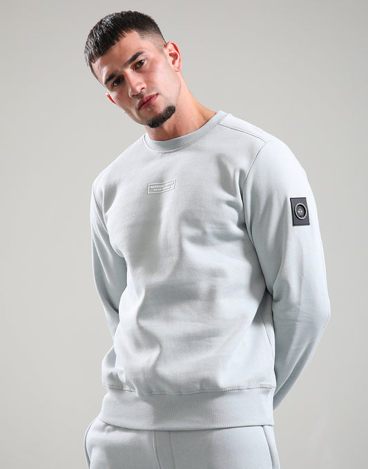 Marshall Artist Siren Crew Neck Sweatshirt - Ghost Grey