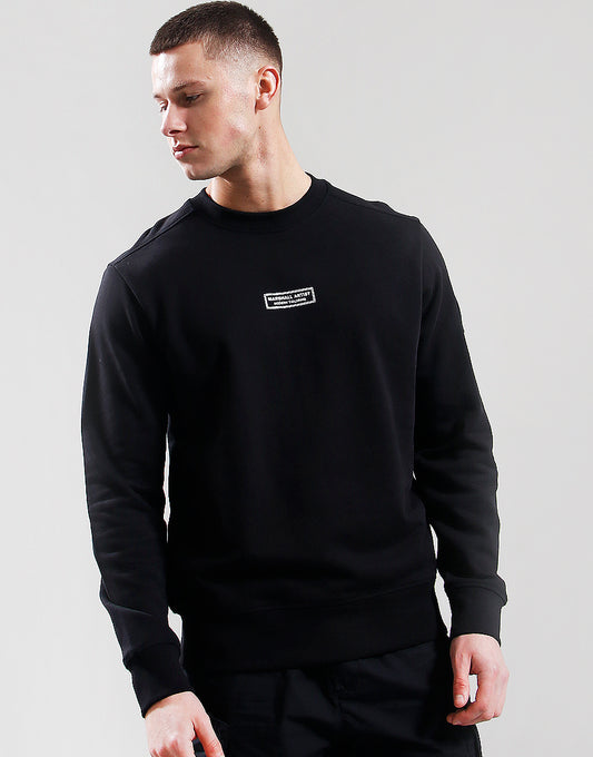 Marshall Artist Siren Crew Neck Sweat - Black