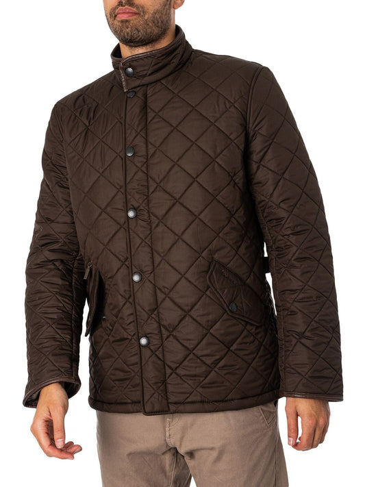 Barbour Powell Quilt Jacket - Brown