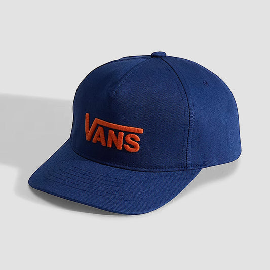 Vans Drop V Logo Snapback Cap - Deep Indigo